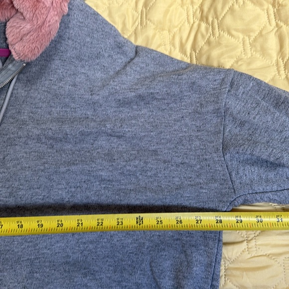 LTS long tall, Sally women’s plus full size zip hooded sweatshirt top size 22-24 - Picture 8 of 10